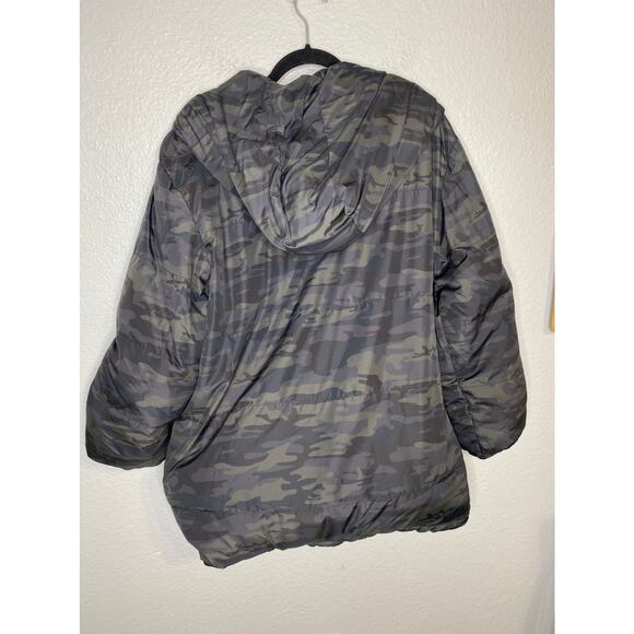 Sanctuary Camo Puffer Hooded Coat Jacket XXL - Picture 6 of 11